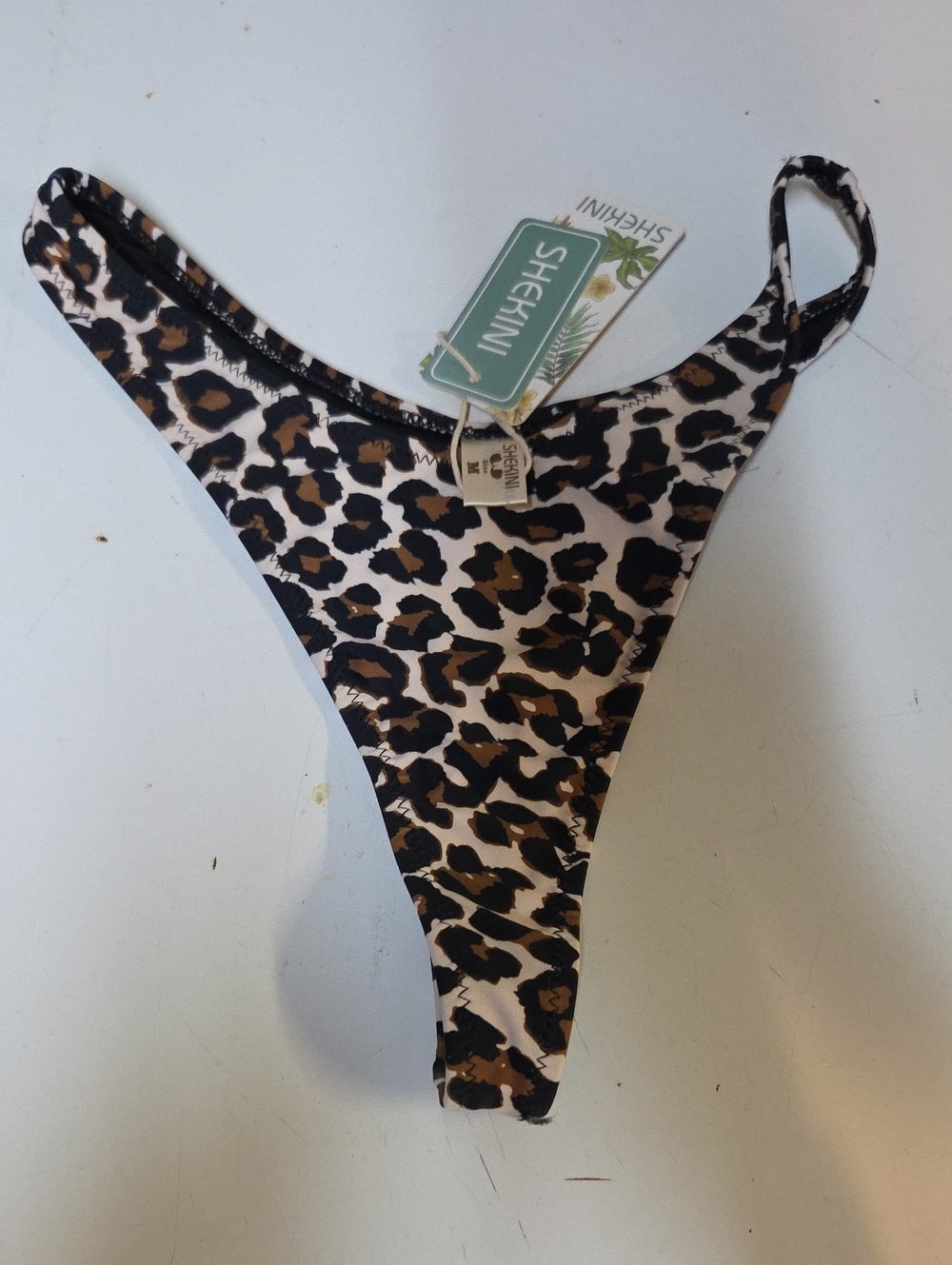 Shekini Leopard Print Bikini Bottom - Brown & Black Sz M NWT ✨️5/$30